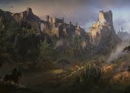 Codex On Twitter Assassinscreed Valhalla Concept Art Depicting Eivor Riding On His Her Horse And Exploring A Lush Landscape