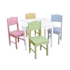 Nantucket Kids 5 Piece Writing Table And Chair Set Kids Wooden Table Kids Table And Chairs Kids Table Chair Set