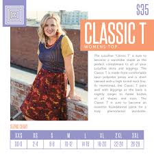 37 Rational Lularoe Perfect T Sizing Chart