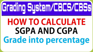 How To Calculate Sgpa And Cgpa Youtube