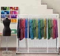 Clothing Rail With Cover OEM Wholesale 6ft Garment Rail Cover Black Taffeta  190T Material Clothes Rail Cover, 6ft Garment Wardrobe Rail