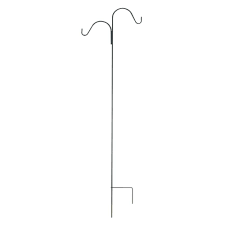 Buy shepherd hooks and hangers at gregrobert pet supplies. Enchanted Garden 84 Black Double Shepherd Hook At Menards
