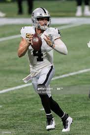 Quarterback Derek Carr Of The Las Vegas Raiders Scrambles During The Derek Carr Quarterback Raiders