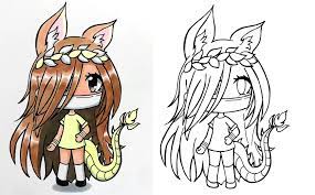 Gacha life app reviews user reviews of gacha life. How To Draw Gacha Life Pencil Drawing 20 Lessons
