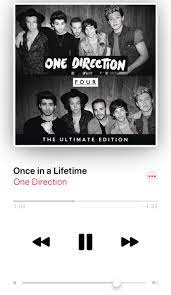 Once In A Lifetime By One Direction On Apple Music One Direction Songs One Direction Lyrics Once In A Lifetime
