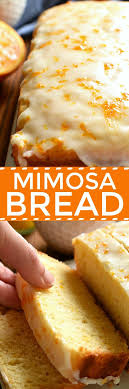 Glazed Mimosa Bread Recipe Savory Breakfast Breakfast Bread Recipes Dessert Bread