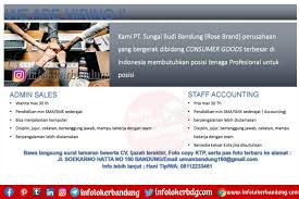 Maybe you would like to learn more about one of these? Sungai Budi Group Karir