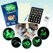 Light Drawing Fun And Developing Toy Small In 2021 Drawing For Kids Drawing Board Gifts For Kids
