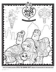 Book Of Life Coloring Pages