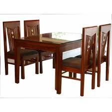 We have dining table sets available in a range of materials to give a modern, retro or more traditional look. Brown 4 Seater Dining Table Set Rs 35000 Set Super Plywood Id 19179579233