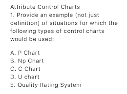 solved attribute control charts 1 provide an example no