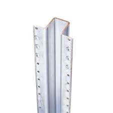 Postmaster 1 8 In X 3 1 8 In X 8 Ft Metal Post 633664 At The Home Depot Metal Fence Posts Metal Fence Wood Fence
