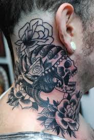Neck Tattoos For Men Mens Neck Tattoo Ideas Neck Tattoo For Guys Rose Neck Tattoo Best Neck Tattoos