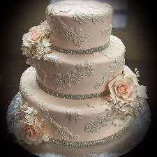 Three Tier Fondant Wedding Cake Fake Wedding Cake Faux Wedding Cake Faux Cake Romantic Wedding Cake Fondant Wedding Cakes Fake Wedding Cakes