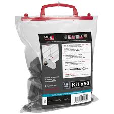 Lot De 50 Fixations L 300 Mm Bleu Zacrovis Bol Fixations Bols Fixation Et Produits