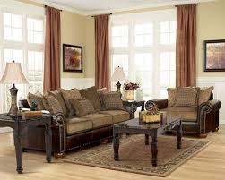 Rent Furniture Ashley Briar Place Antique Sofa Chair Rentacenter Com Brown Living Room Brown Furniture Living Room Living Room Sets