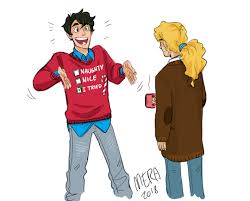 Christmas Percabeth Percy Jackson Comics Percy Jackson Funny Percy Jackson Crossover