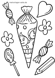 Malvorlage Schultute Schule Kostenlose Ausmalbilder Malvorlagen Ausmalbilder