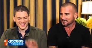 Wentworth Miller Dominic Purcell On Working Together On The Flash Wentworth Miller Dominic Purcell Wentworth