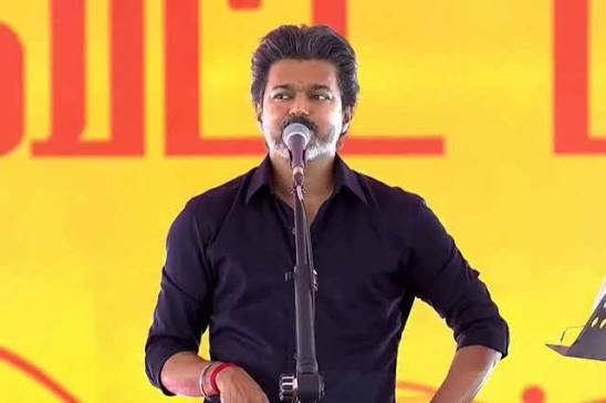 WATCH: Thalapathy VIJAY's Promise to Tamil Nadu people. A deeply heartfelt  and powerful appeal comes from Vijay as he asks people for just one day,  one chance and one moment of trust,