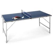 Blue Foldable Portable Mini Table Tennis Ping Pong Table Children Adults Setup View More On The Link H Ping Pong Table Foldable Ping Pong Table Mini Table