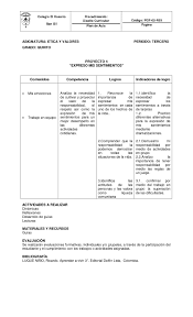 Lo mejor de la educacion lo encontraras aca. Calameo Grado Quinto Cuarto Periodo