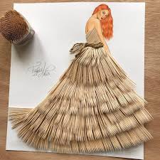 Meski begitu, angka timbangan tidak selalu. Cantik 15 Sketsa Desain Gaun Yang Kreatif Dan Unik Banget Fashion Fimela Com