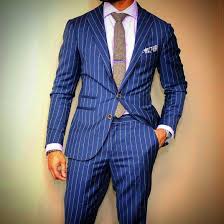 Having suits and tuxedos in your wardrobe will let you go a long way. Two Piece Navy Rope Stripe With Neapolitan Shoulder And Signature Diamond Lapel Custom Suit Custom Made Suits Clothes