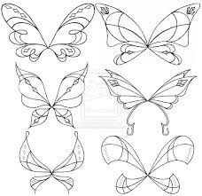 Love Ix Wings Sketch Set By An81angel On Deviantart Fairy Wings Drawing Wings Drawing Fairy Drawings