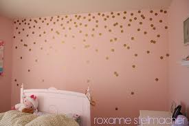 Diy Polka Dot Walls Girl Room Girls Bedroom Polka Dot Walls