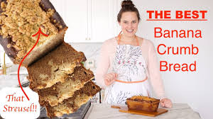 Add the eggs, one at a time, beating well after each addition. Banana Streusel Bread How To Make My Moist Cinnamon Banana Bread Recipe All In The Blender Youtube