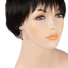 Sterling Silver Baltic Honey Amber Kidney Hook Sun Earrings