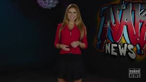 Marina Valmont - Naked News - Porn GIF