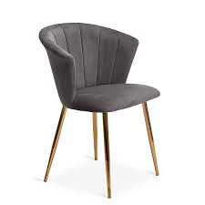 Kendall Velvet Chair Grey Dunelm Velvet Dining Chairs Velvet Chair Stylish Chairs