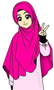 Tutorial membuat kartun muslimah di hp! Lukisan Kartun Muslimah Comel Cikimm Com