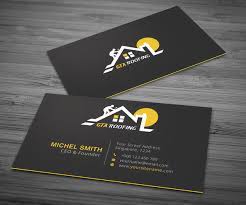 Branding is everything when it comes to business cards in particular. Modern Professional Roofing Business Card Design For Gta Roofing By Graphic Flame Design 14042293