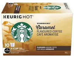 Starbucks Caramel Naturally Flavoured K Cup Pods 10ct Walmart Canada Starbucks Caramel Starbucks Starbucks Flavors