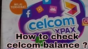 How Can I Check My Celcom Account Balance ? - Youtube