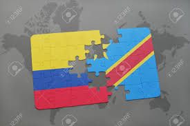 Esta nación se fundó en 1949 tras el fin de la ll guerra mundial y desapareció la situación de la república democrática alemana no fue una excepción, ya que después de la ll guerra mundial otras naciones europeas se. Rompecabezas Con La Bandera Nacional De Colombia Y La Republica Democratica Del Congo Sobre Un Fondo De Mapa Del Mundo Ilustracion 3d Fotos Retratos Imagenes Y Fotografia De Archivo Libres De Derecho