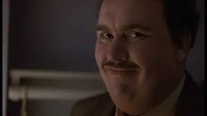 As it is now past Halloween I popped in the greatest John Candy film to  kick off the season. I happened to notice this for the first time when Del  is on