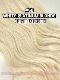 Parahair™ is committed to offering the best hair extensions. 100 Human Hair 60 White Platinum Blonde Hand Made Clip In Etsy