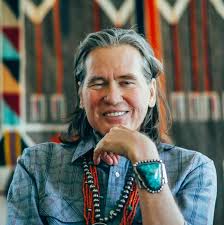A photo of val kilmer circa his preparation for playing jim morrison. Val Kilmer Facebook
