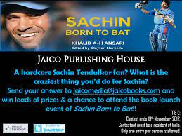 Here S Your Chance To Show Us How Big A Fan Of Sachin You Are Book Launch Launch Event Publishing House