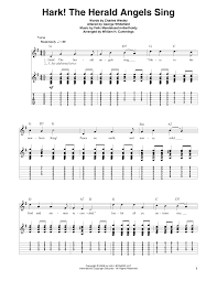 Pleased as man with men to dwell jesus our immanuel hark! Hark The Herald Angels Sing By Charles Wesley Guitar Tab Play Along Guitar Instructor