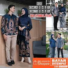Trend model baju batik couple kekinian untuk kondangan terbaru , banyak sekali pilihan warna yang tersedia. Harga Baju Couple Kondangan Terbaik Batik Kebaya Pakaian Wanita Juni 2021 Shopee Indonesia