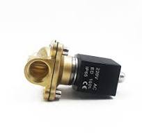 Válvula Solenoide De Latón De 3/4" Y 12V DC - Para Agua, Aire, Gas, Diésel  - Cerrada Normalmente, Con Sello De Viton
