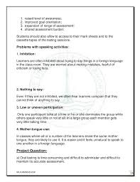 Many students studying english as a second language find grammar difficult. Oral Testing In The Class