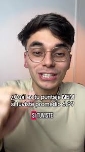 Calcula tu puntaje NEM con promedio de 6.9