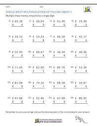 Free math worksheets from k5 learning; Decimal Multiplication Worksheet 5th Grade