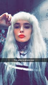 So I'm about to dye my hair half red, it's currently all black, but I want  to do it half and half again, previously I had it half and half and I